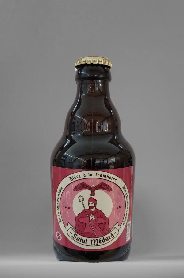 Bière artisanal, blanche a la framboise